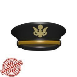 Officer Hat Color: Black (Gold US ARMY)