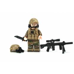  Battle Brick Collectible Army OCP 10th Mountain Infantry Custom  Collectible Minifigure : Toys & Games