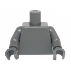 Торс для минифигурки Лего темно-серый