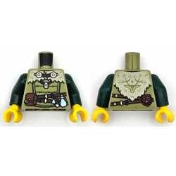 Торс Викинга с коричневым воротником