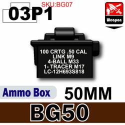 Ammo Box(BG50)03P1-50mm Black
