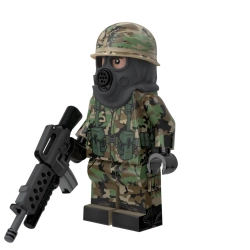 Cold War US Army Rifleman with Perfect Caliber BrickArms M16A2 GL