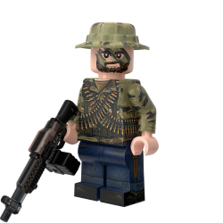 Vietnam War US Navy SEAL V.2 with Perfect Caliber BrickArms Stoner Mk63