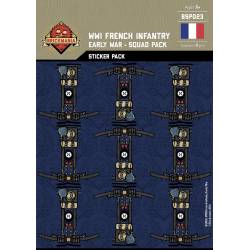 WWI French Infantry (Early War) - Squad Pack - Stickers