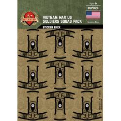 Vietnam War US Soldiers - Squad Pack - Stickers