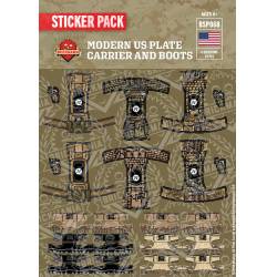 Modern US Plate Carrier and Boots - Sticker Pack