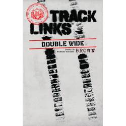 Brickmania Track Links™ - Chevron Double Wide - Brown