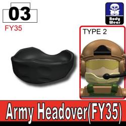 Армейский хедовер FY35 черного цвета
