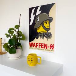 Poster WWII German propaganda Waffen - A3 size