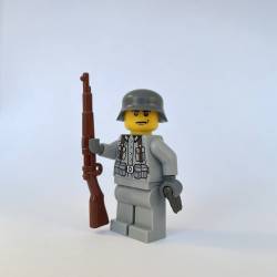 German soldier with Kar98 rifle