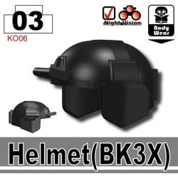 BK3X Helmet Black