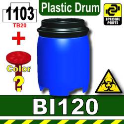 Бочка синяя BI120