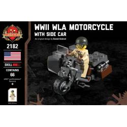 Американский мотоцикл с коляской WLA