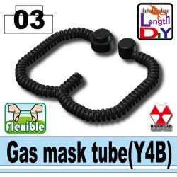 Трубки Y2B для противогаза Black