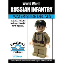 Roaglaan`s WWII Russian Infantry Sticker sheet