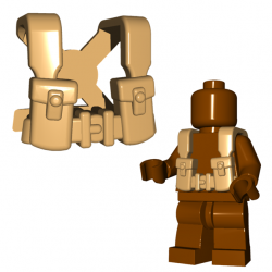 British Suspenders Dark Tan