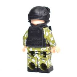 Vest 6B45 "Ratnik" with the attacker, black, pouches