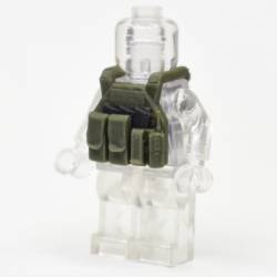Bulletproof vest TV-110 figurines (pouches, walkie-talkie). Dark green