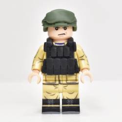 Vests 6B45 "Ratnik", lowered collar, black, pouches.