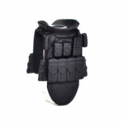 Vest 6B45 "Ratnik" with assailant, black, with radio