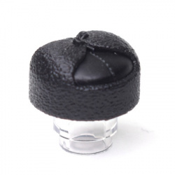 Black ushanka hat with Red Army Navy cockade
