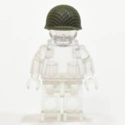 American M1 helmet with mesh. Dark green