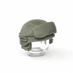 Helmet 6B47 "Ratnik" dark green, with goggles and headphones GSH-01