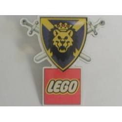 Knights' Kingdom I Lion Shield with Crossed Swords and LEGO Logo