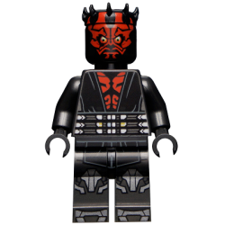 Darth Maul - Printed Legs with Silver Armor